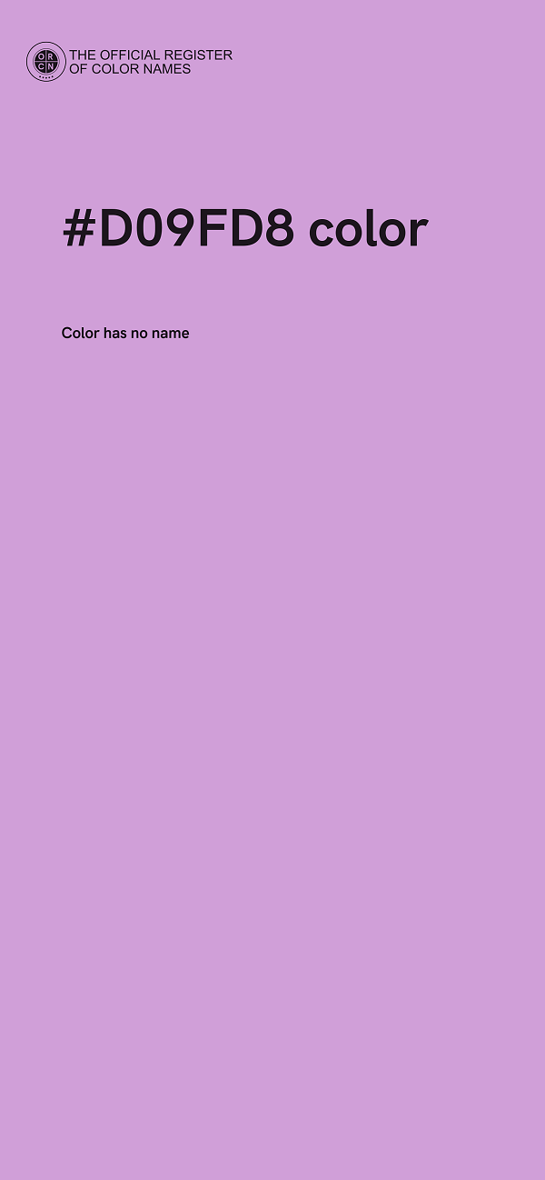 #D09FD8 color image