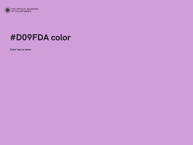 #D09FDA color image