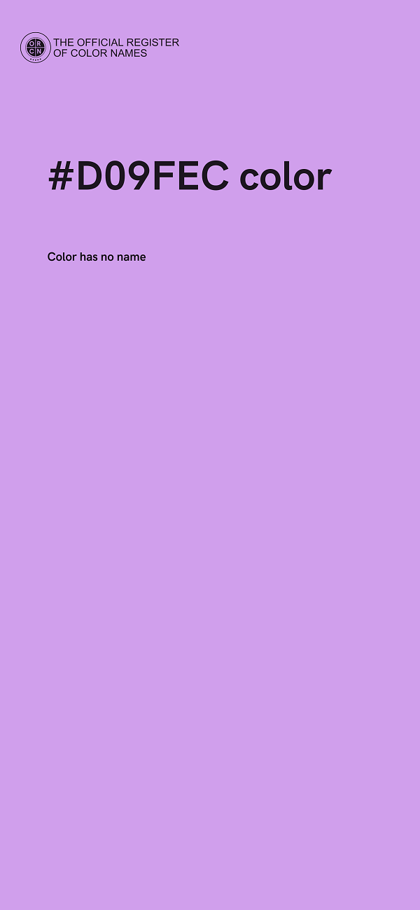 #D09FEC color image