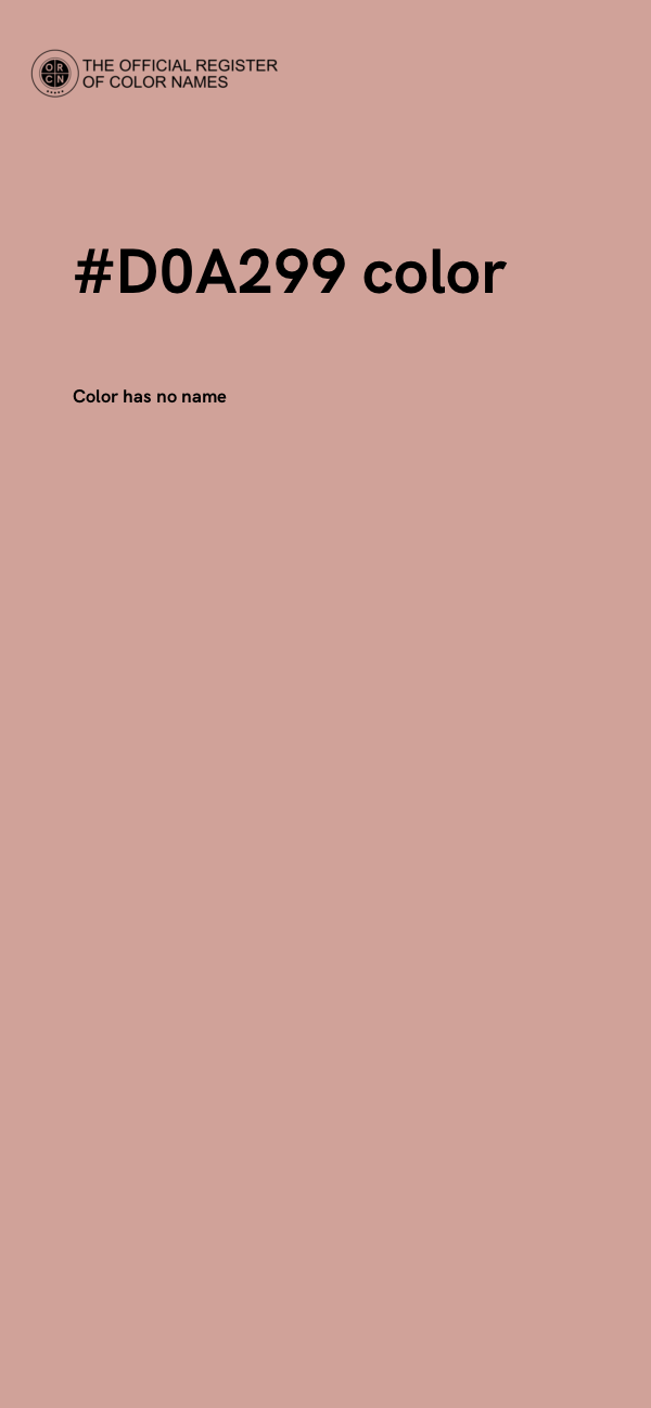 #D0A299 color image