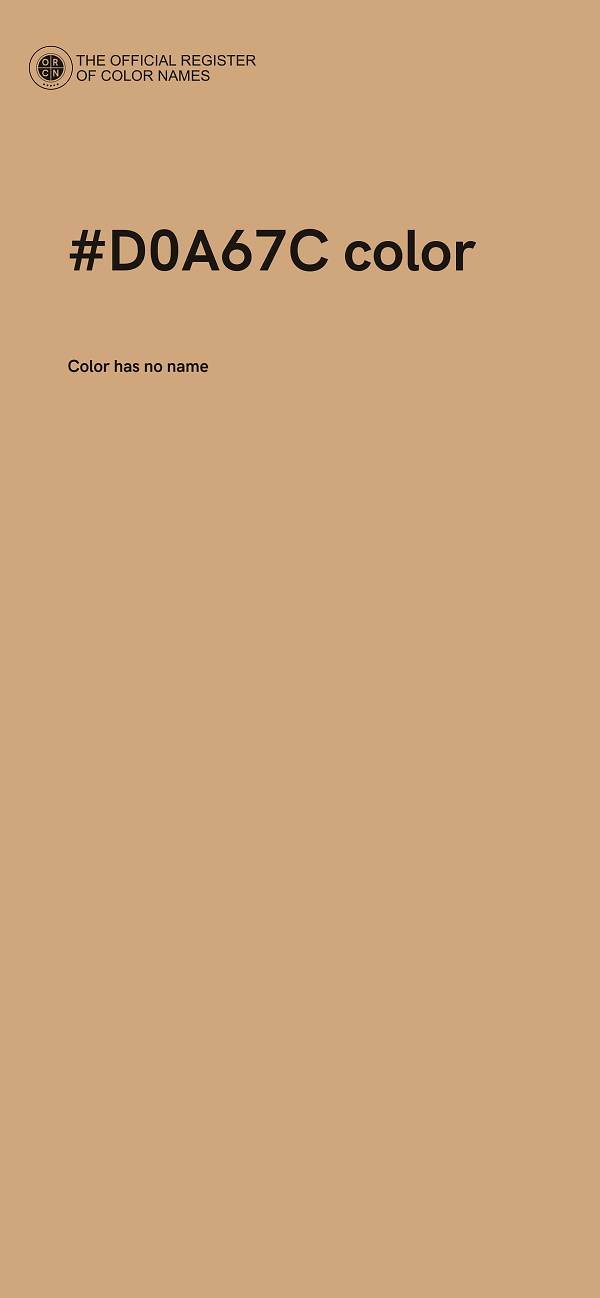 #D0A67C color image