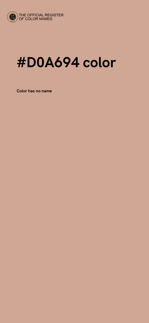 #D0A694 color image