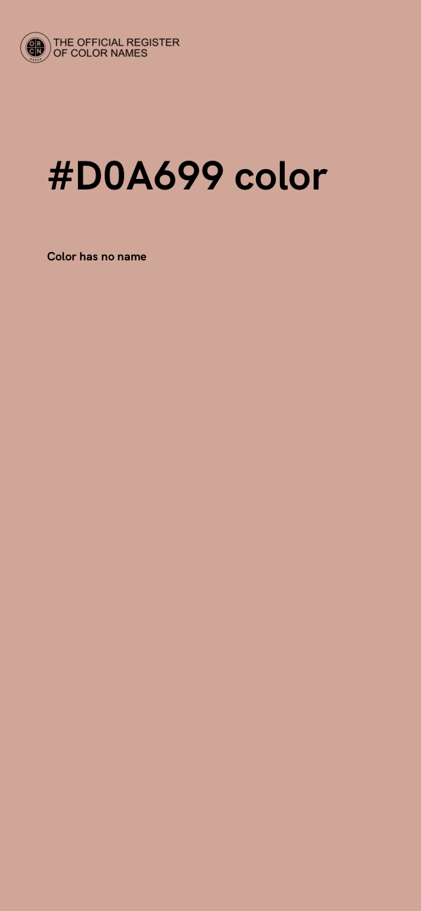 #D0A699 color image