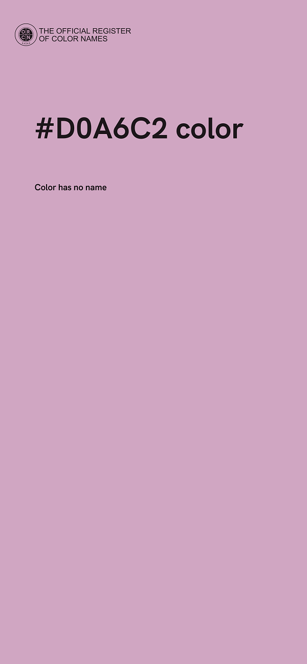 #D0A6C2 color image