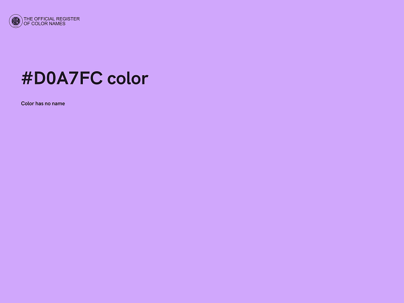 #D0A7FC color image