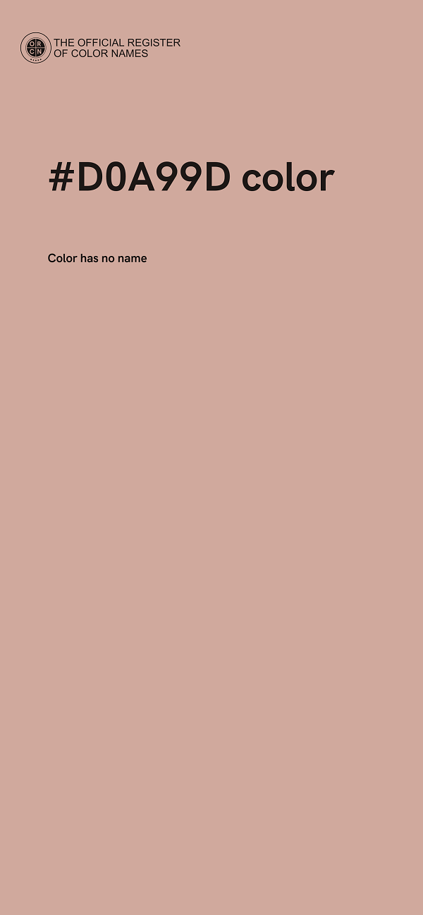 #D0A99D color image