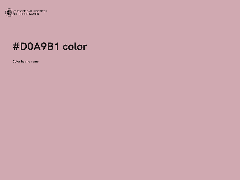 #D0A9B1 color image