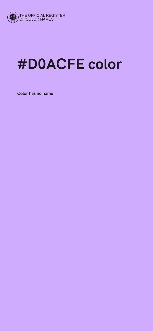 #D0ACFE color image