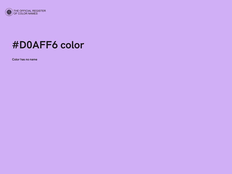#D0AFF6 color image