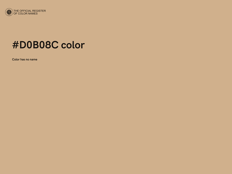 #D0B08C color image