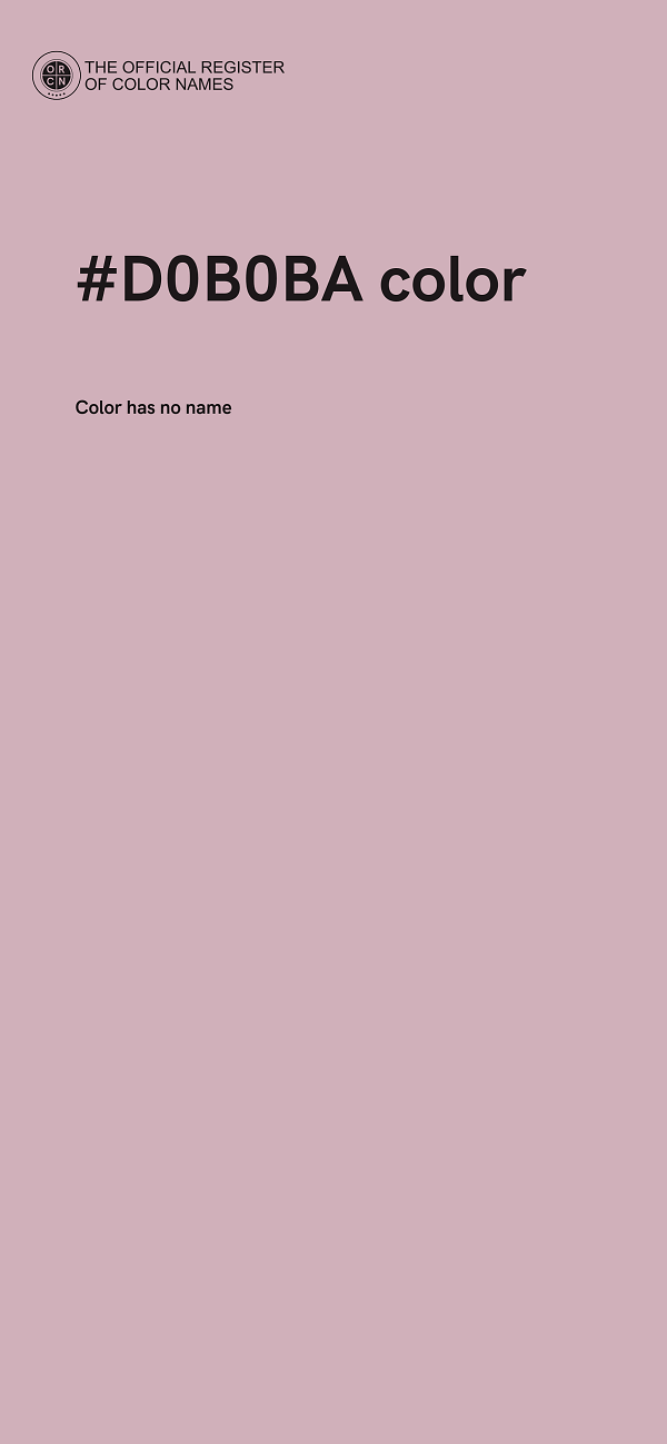 #D0B0BA color image