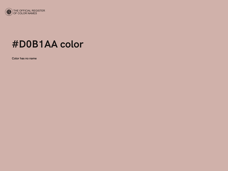 #D0B1AA color image