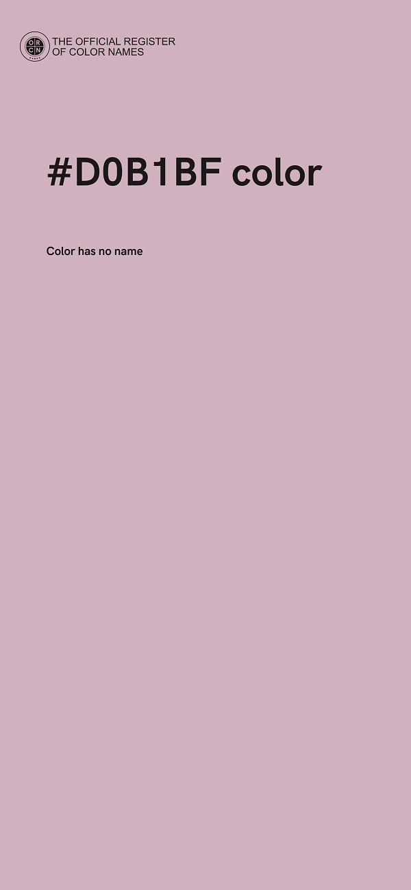 #D0B1BF color image