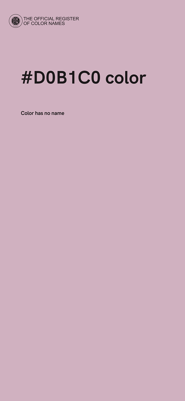 #D0B1C0 color image