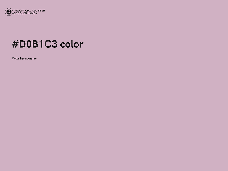 #D0B1C3 color image