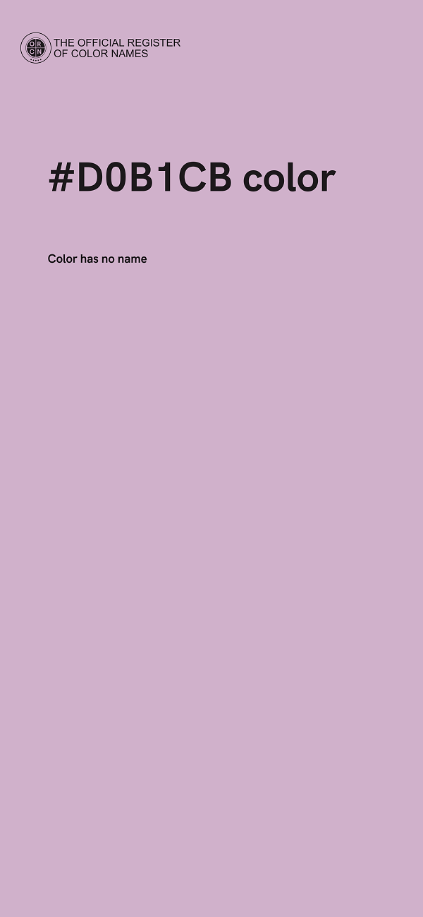 #D0B1CB color image