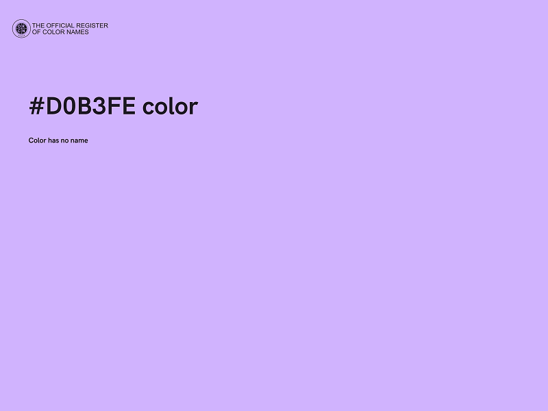 #D0B3FE color image