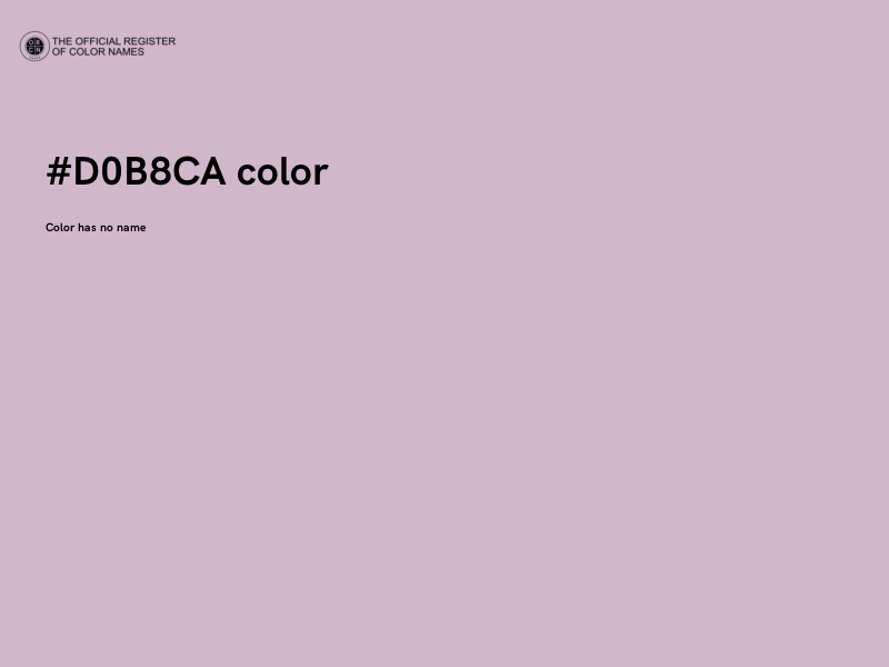 #D0B8CA color image