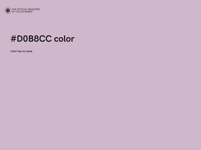 #D0B8CC color image