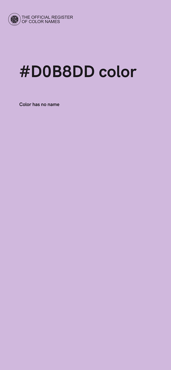 #D0B8DD color image