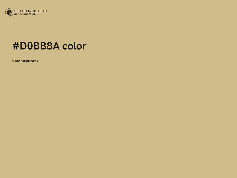 #D0BB8A color image