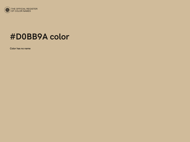 #D0BB9A color image