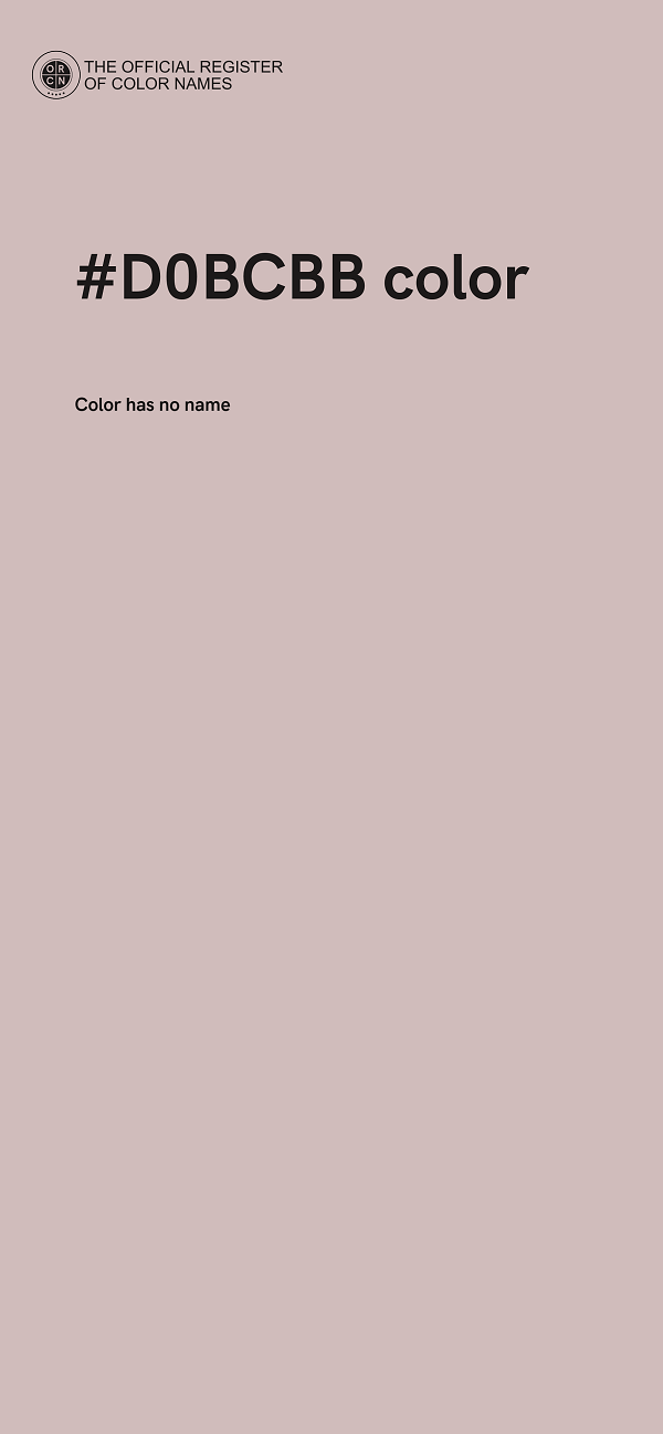 #D0BCBB color image