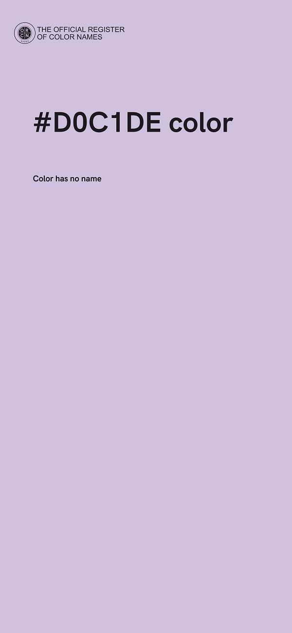 #D0C1DE color image