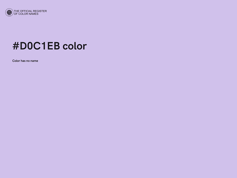 #D0C1EB color image