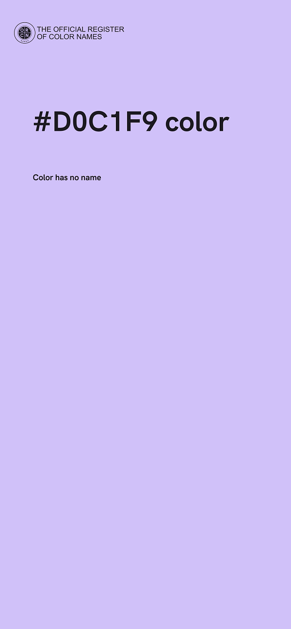#D0C1F9 color image