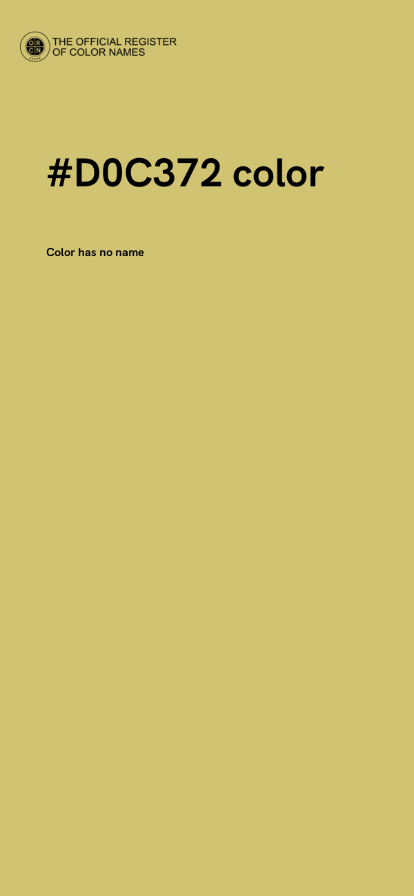 #D0C372 color image