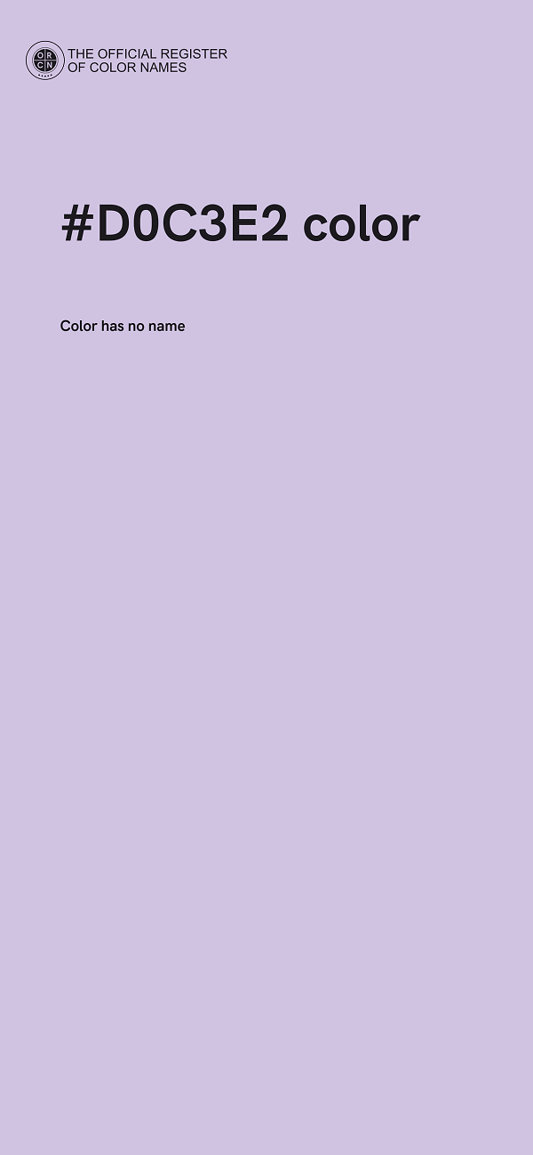 #D0C3E2 color image