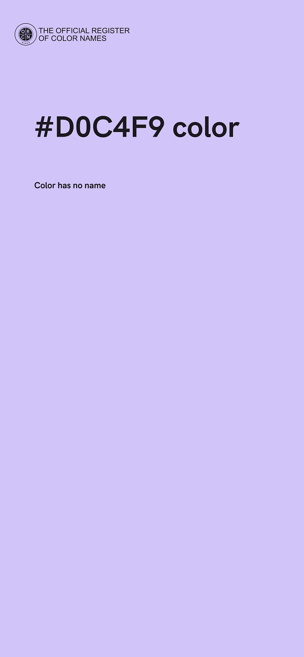 #D0C4F9 color image