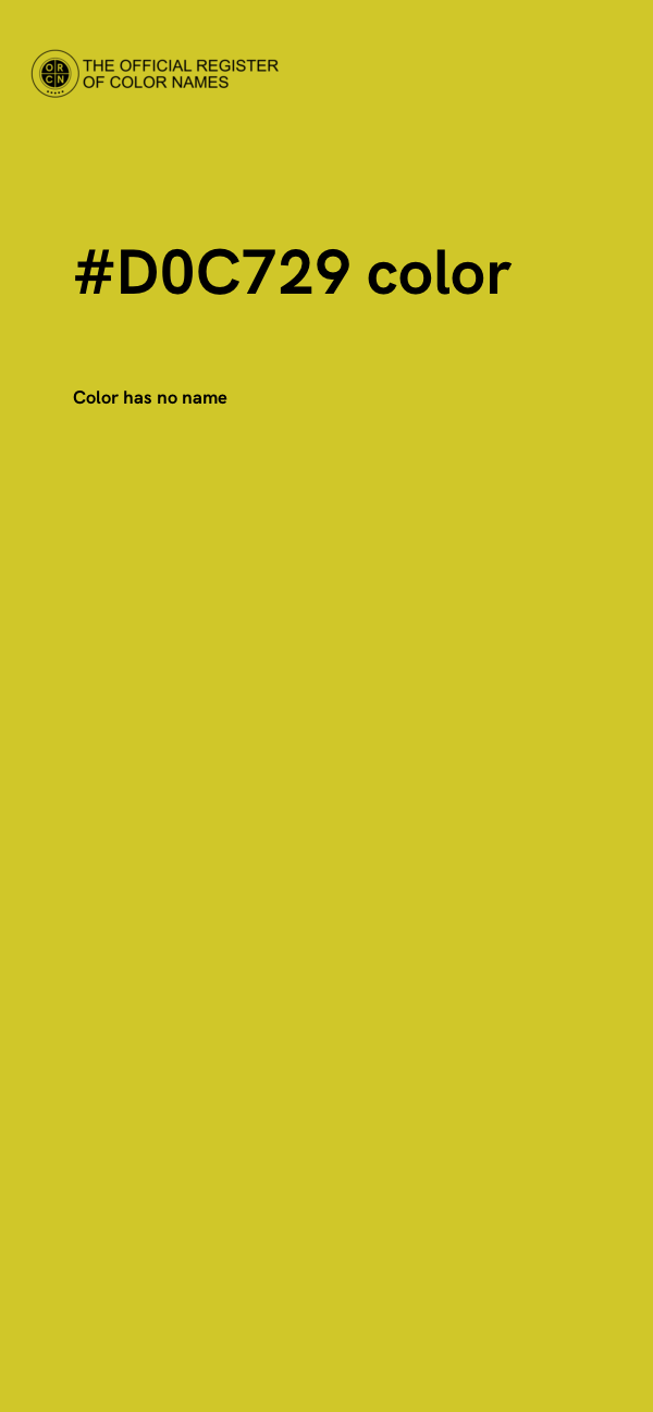 #D0C729 color image