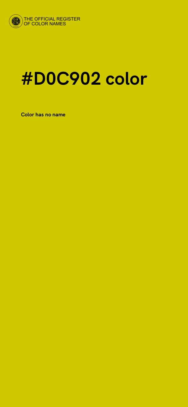 #D0C902 color image