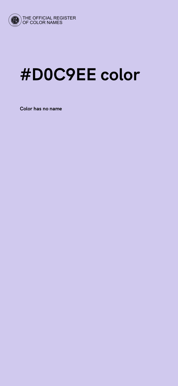 #D0C9EE color image