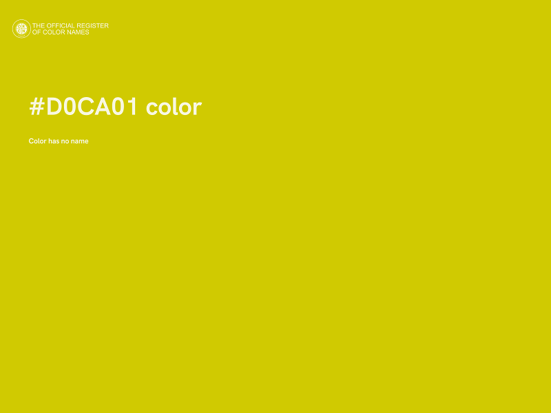 #D0CA01 color image