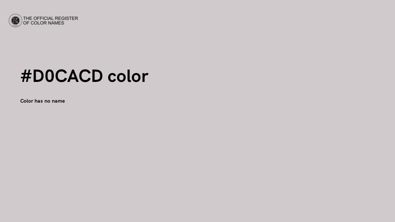 #D0CACD color image