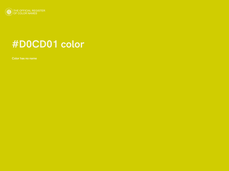 #D0CD01 color image