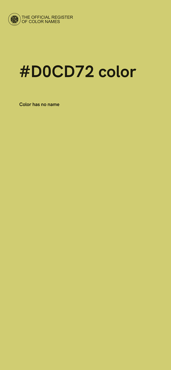 #D0CD72 color image