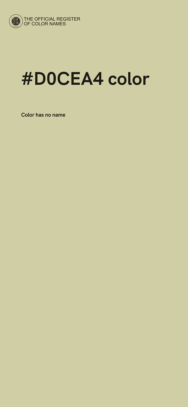 #D0CEA4 color image