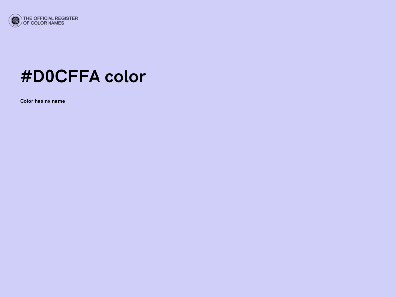 #D0CFFA color image