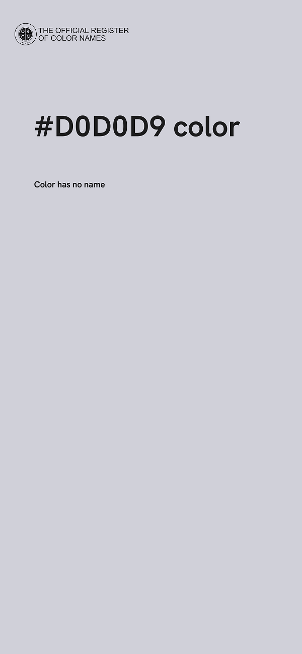 #D0D0D9 color image
