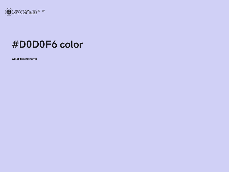 #D0D0F6 color image