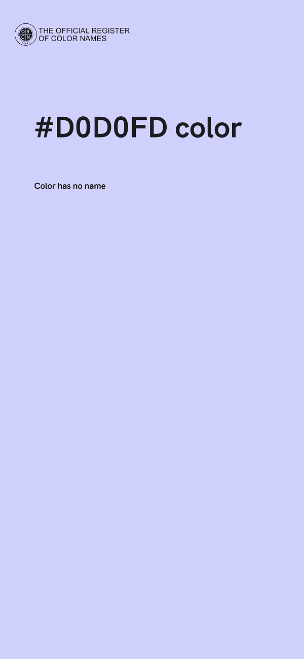 #D0D0FD color image