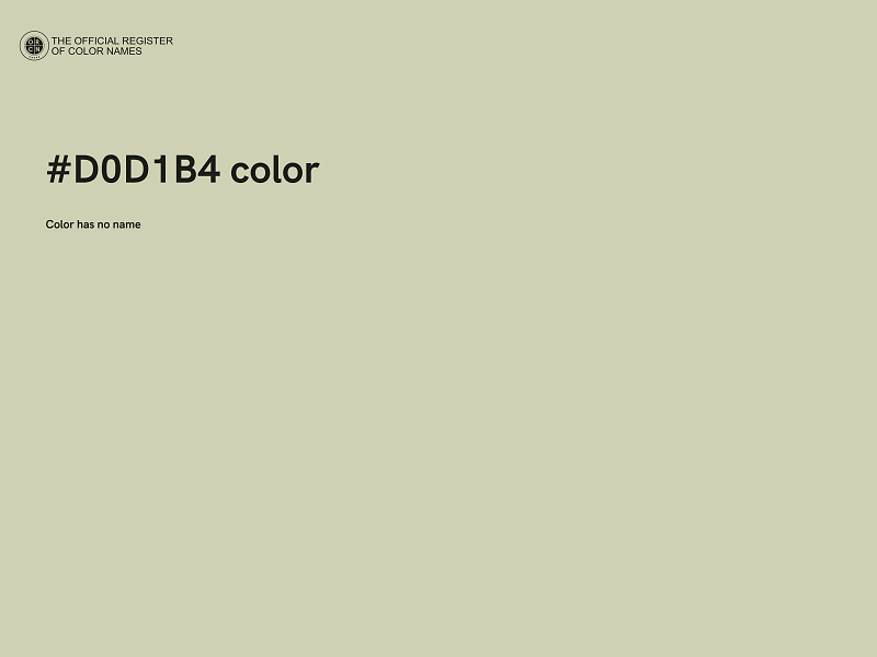 #D0D1B4 color image