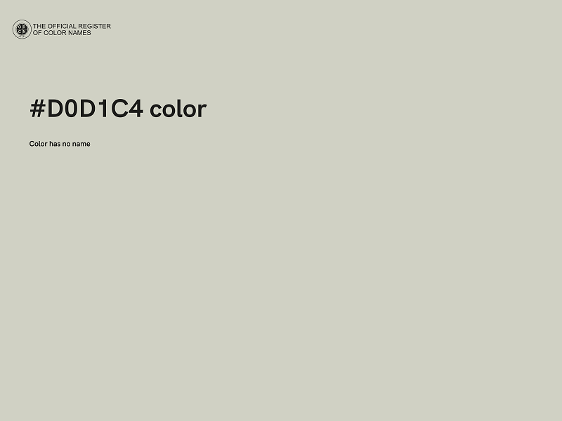 #D0D1C4 color image