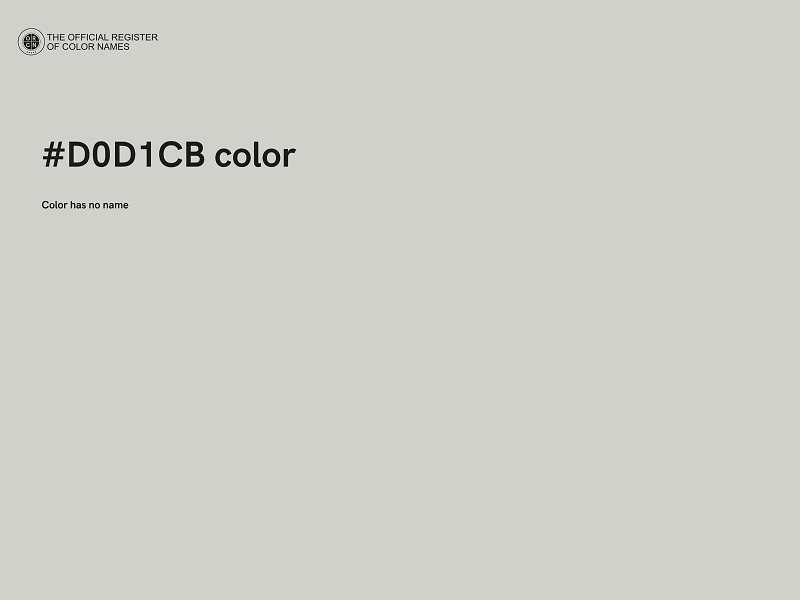 #D0D1CB color image