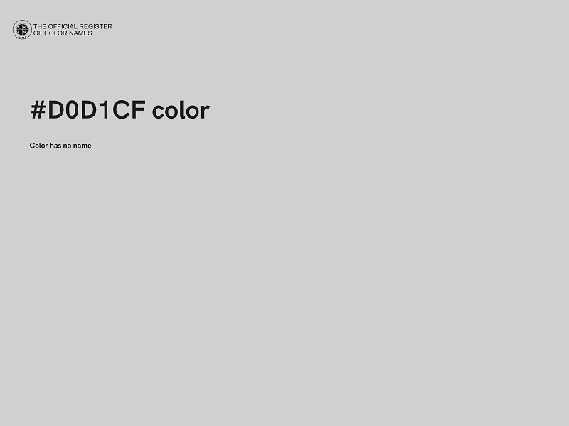 #D0D1CF color image