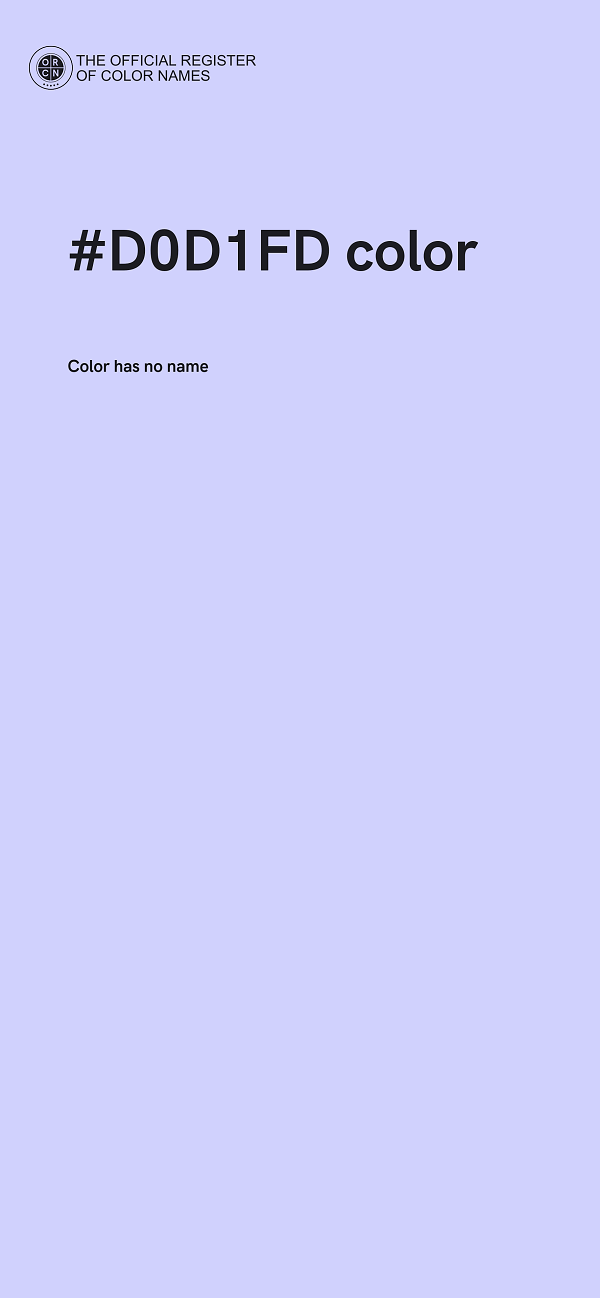 #D0D1FD color image